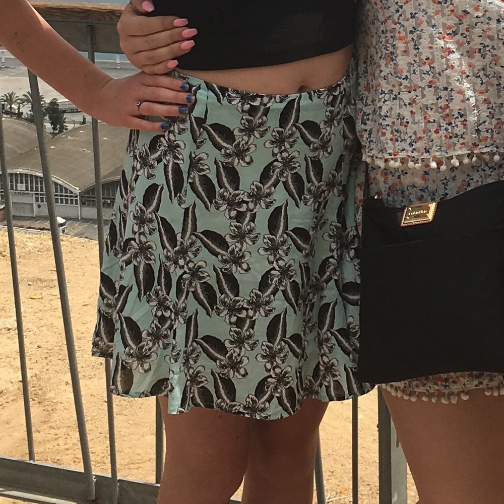 Floral Skater Skirt